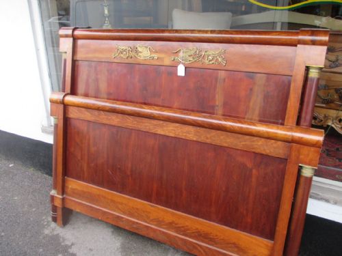 Large French Empire Bed