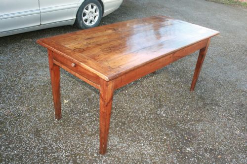 French Cherry Wood Table