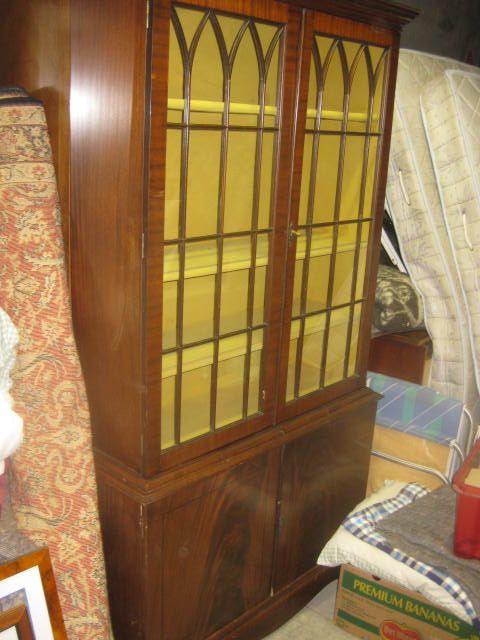 English Mahogany Bookcase
