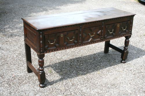 18th Century Oak Dresser Base