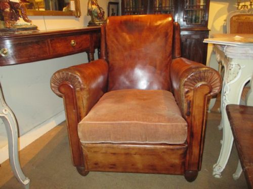 Leather Club Chair