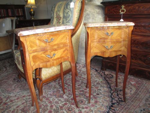 Pair of French Bedside Tables
