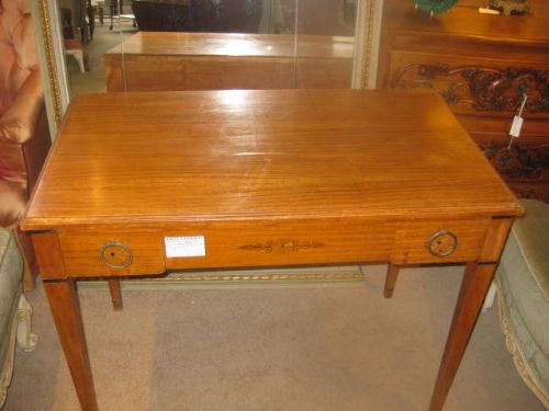 Satin Wood Writing Table