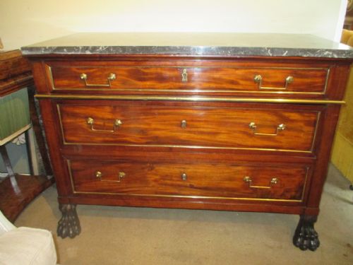 French Mahogany Commode