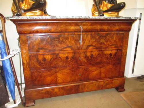 Figured Walnut Commode
