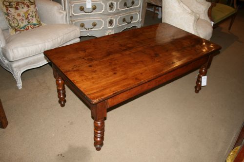 French Cherry Wood Coffee Table