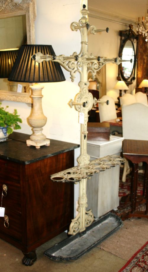 French Cast Iron Hall Stand