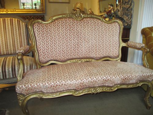 French Gilt Sofa