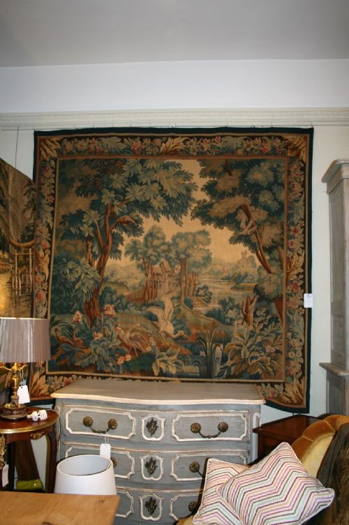 Aubusson Type 19th Tapestry