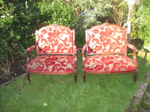 Pair of Rosewood Marquise
