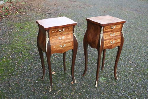 Very Nice Pair of French Bedside Tables