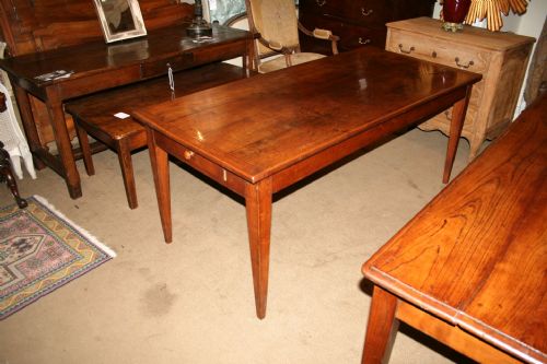 French Cherry Wood Farm House Table