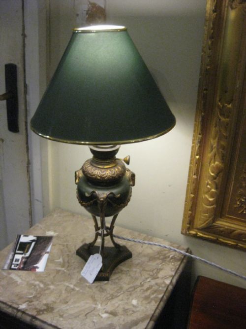 French Bronze Lamp