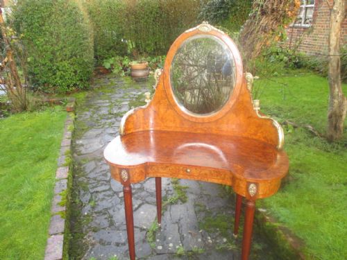 Burr Elm Dressing Table