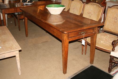 French Walnut Farm House Table