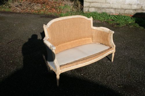 French Painted Canape/ Settee