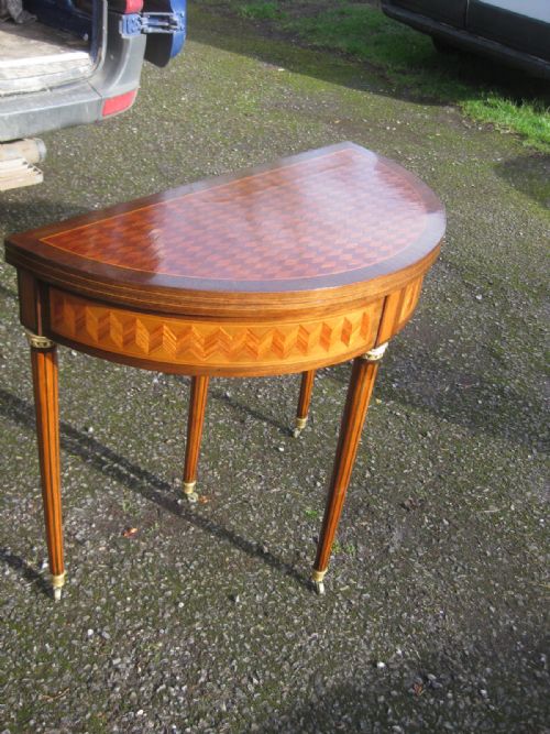 Card Table Half Moon