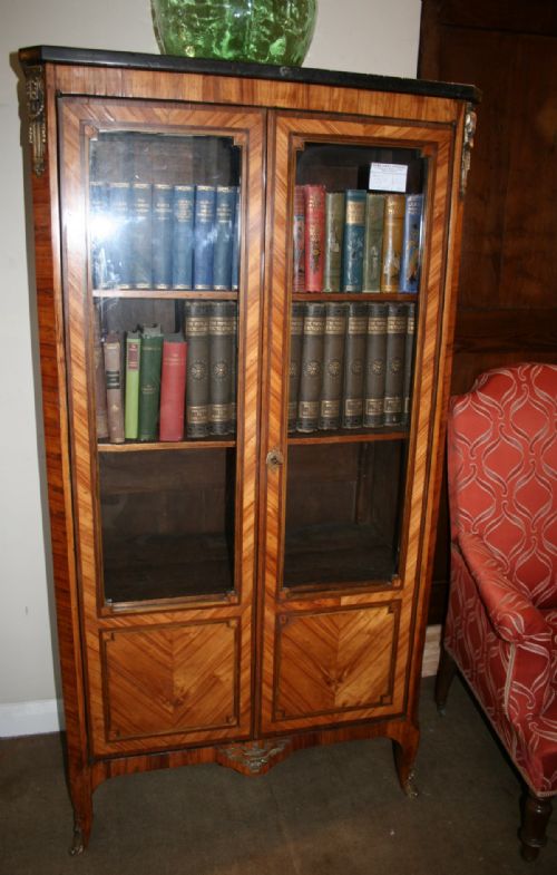 French Tulip Wood Vitrine