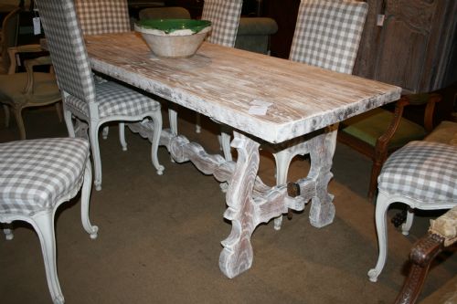 Limed Oak Refectory Table
