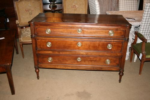 Louis Xv1 Period Walnut Commode