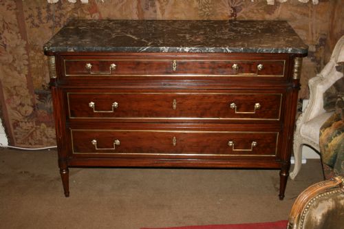 Louis Xvi Mahogany Commode