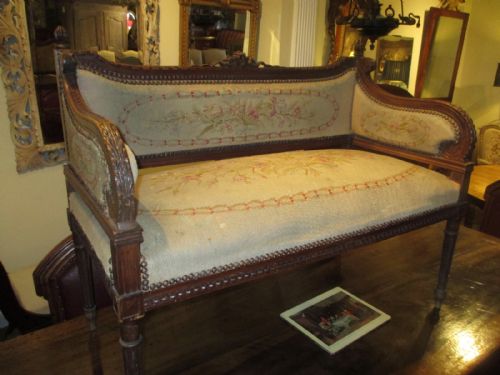 Small Needlepoint Sofa
