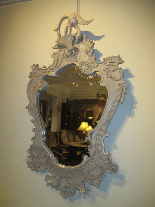 French Painted Mirror