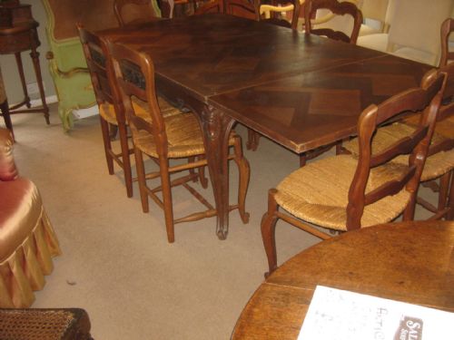 French Oak Dining Table.