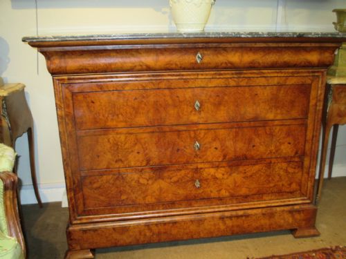 French Walnut Commode