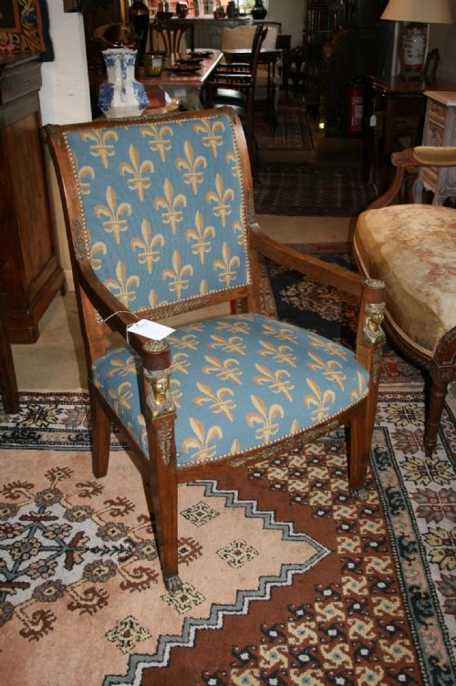 Empire Mahogany Armchair