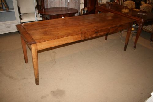 Large Cherry Wood Table 
