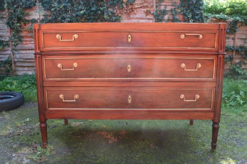 Empire Style Commode in Mahogany