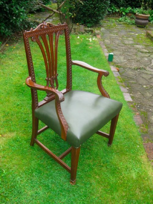 Set of 6 Chippendale Style Armchairs