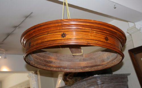Rare Satinwood Bed Coronet (Ciel De Lit)