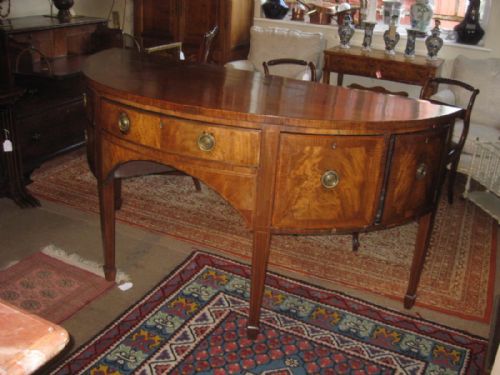 Demi Lune Georgian Sideboard