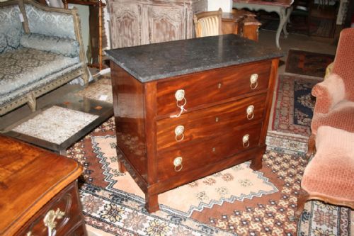 French Empire Mahogany Commode