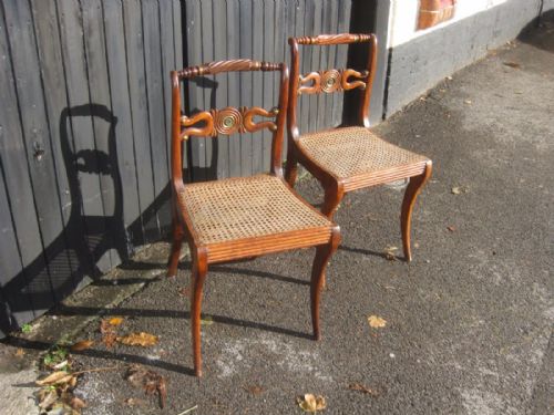 Pair of Regency Dining Chairs