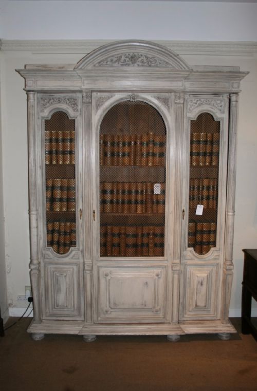 French Painted Bookcase