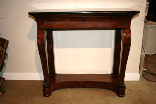 Flame Mahogany Period Console Table