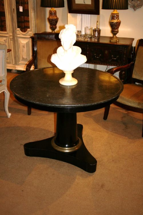 Ebonised French Gueridon
