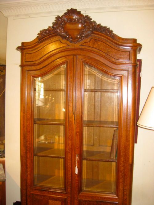 French Walnut Bookcase