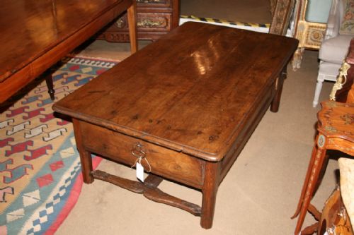 18th Century Low Oak Coffee Table