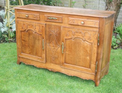 French Period Oak Buffet