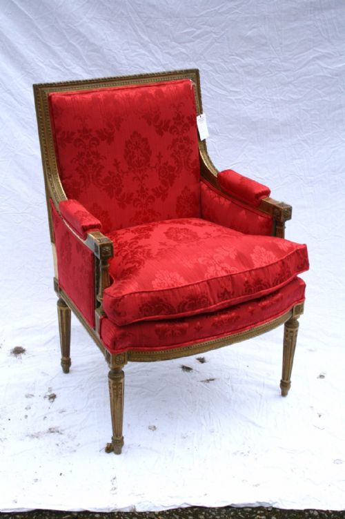 French Gilt Armchair