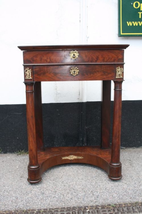 Mahogany Empire Work Table