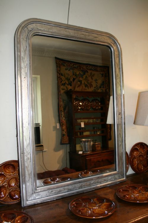 Silver Gilt Mirror