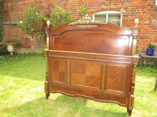 Kingsize Brass Inlaid Bed