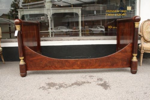 French Empire Sleigh Bed