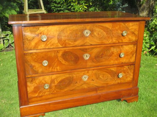Burr Walnut French Commode