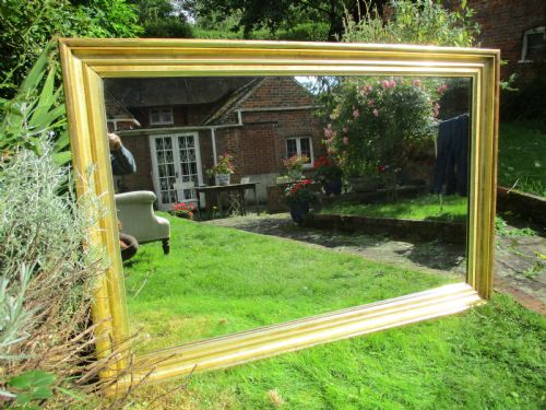 Large Landscape Gilt Mirror